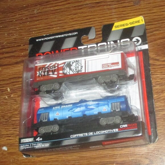 Power Trains Series 1 Animal Freight 2 Train Cars (Jakks Pacific, 2012) - Picture 3 of 4